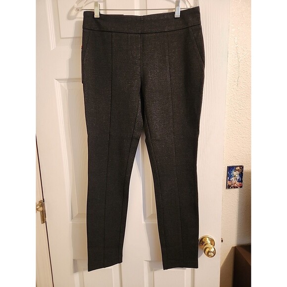 Hilary Radley Pants - Hillary Radley Women's M (8/10) Charcoal Gray Stretch Slacks Professional Dress